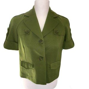 The Loft Ann Taylor Blazer Green Size 2